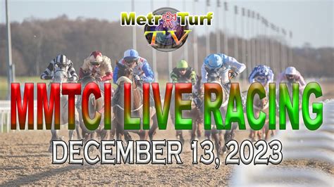mmtc live racing today|Metro Manila Turf Club Inc. .